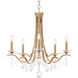Vesca 5 Light French Gold Chandelier Ceiling Light