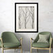 Naturals Beige and Black and Blue and Neutral Framed Art