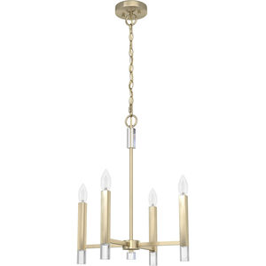 Sunjai 4 Light 17 inch Palm Gold Pendant Ceiling Light