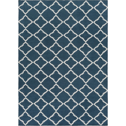 Frontier 132 X 96 inch Blue and Neutral Area Rug, Wool