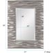Zenith 39 X 31 inch Glossy Nickel Wall Mirror