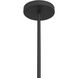 Seville 1 Light 12.75 inch Dark Matte Black Convertible Pendant/Semi-Flush Mount Ceiling Light