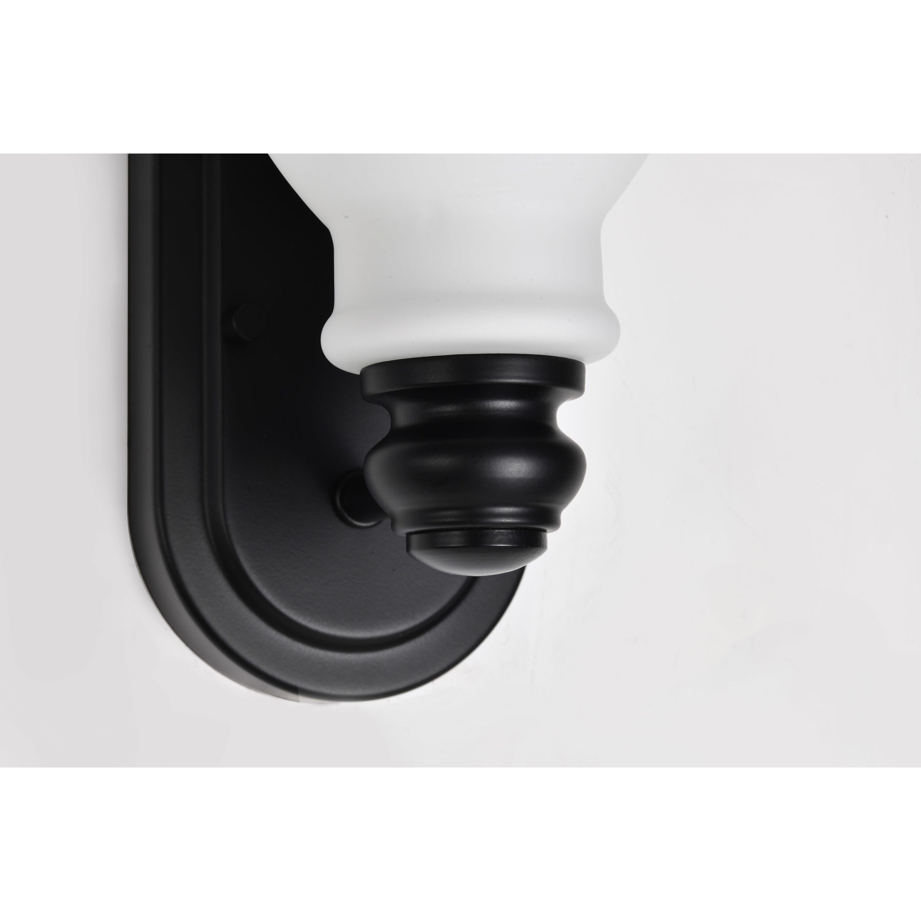 Russel 1 Light 5.38 inch Matte Black Vanity Light Wall Light