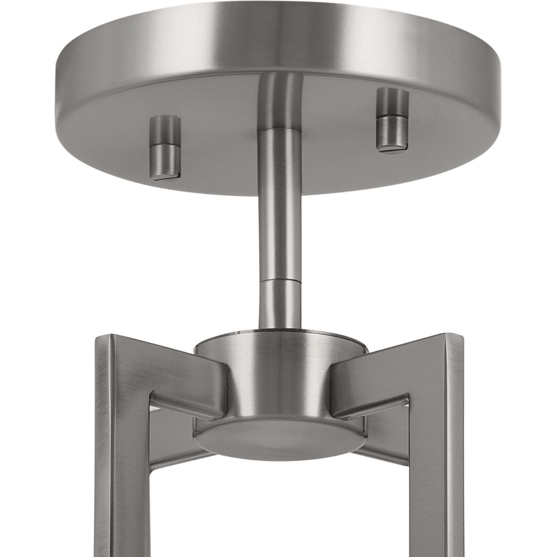 Malen LED 15.5 inch Classic Pewter Semi Flush Mount Ceiling Light