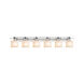 Fusion 59 inch Polished Chrome Bath Bar Wall Light