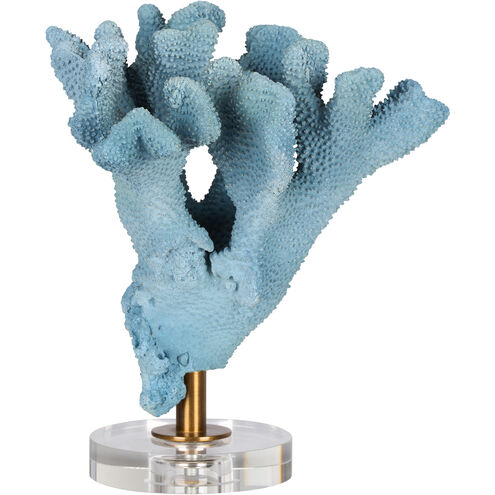 Ocean Bloom Blue and Gold Decorative Object