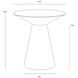 Carmel 19 X 19 inch Stainless Steel End Table
