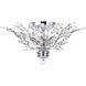 Ivy 6 Light 22 inch Chrome Flush Mount Ceiling Light