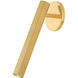 Simeon LED 4.75 inch Aged Brass ADA Wall Sconce Wall Light