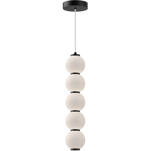 Alora Mood Bijou LED 4.38 inch Matte Black Pendant Ceiling Light