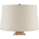 Barnacle 26.5 inch 150.00 watt Ivory/Brown Table Lamp Portable Light