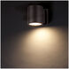 Tube LED 5 inch Black Outdoor Wall Light