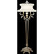 Beveled Arcs 72 inch 150 watt Silver Floor Lamp Portable Light