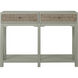 Sawyer 48 X 12 inch Evergreen Fog with Natural Console Table