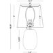 Arezzo 18.25 inch 100.00 watt White Table Lamp Portable Light