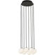 Sean Lavin Orbet LED 10.7 inch Nightshade Black Chandelier Ceiling Light