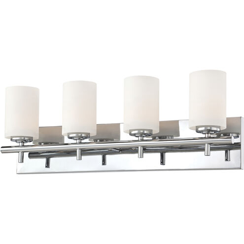 Barro 4 Light 26 inch Chrome Vanity Light Wall Light