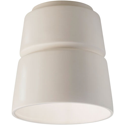 Radiance Collection 1 Light 7.5 inch Matte White Outdoor Flush-Mount