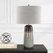 Coen 25.5 inch 150.00 watt Warm Gray and Aged Black Glaze with Rustic Brown Table Lamp Portable Light