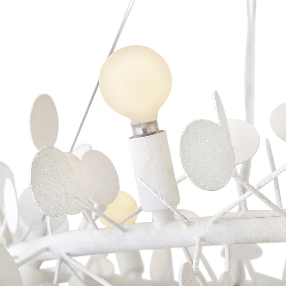 Lolli 12 Light 30 inch Textured Plaster Chandelier Ceiling Light