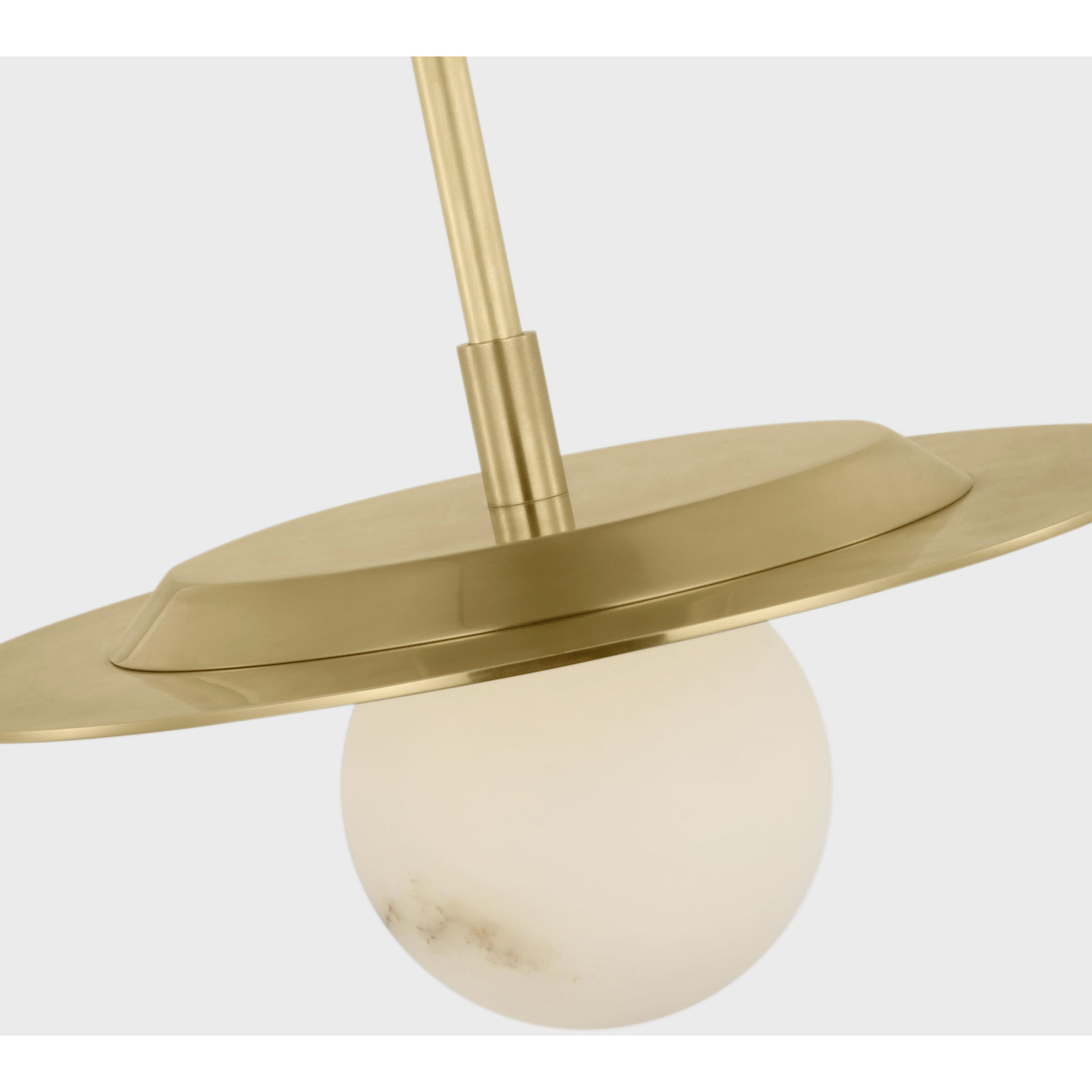 Brass disc pendant light online