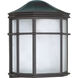Brentwood 1 Light 10 inch Textured Black Outdoor Wall Lantern