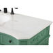 Danville 48 X 21 X 36 inch Vintage Mint Vanity Sink Set