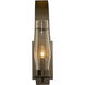 Sea Coast 1 Light 24.2 inch Coastal Bronze Outdoor Sconce in Seeded Clear, Large