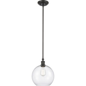 Ballston Concord LED 10 inch Matte Black Mini Pendant Ceiling Light in Clear Glass