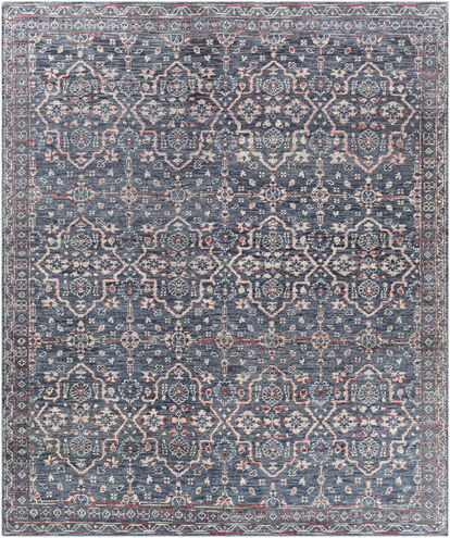 Smyrna 120 X 96 inch Charcoal Rug in 8 x 10, Rectangle