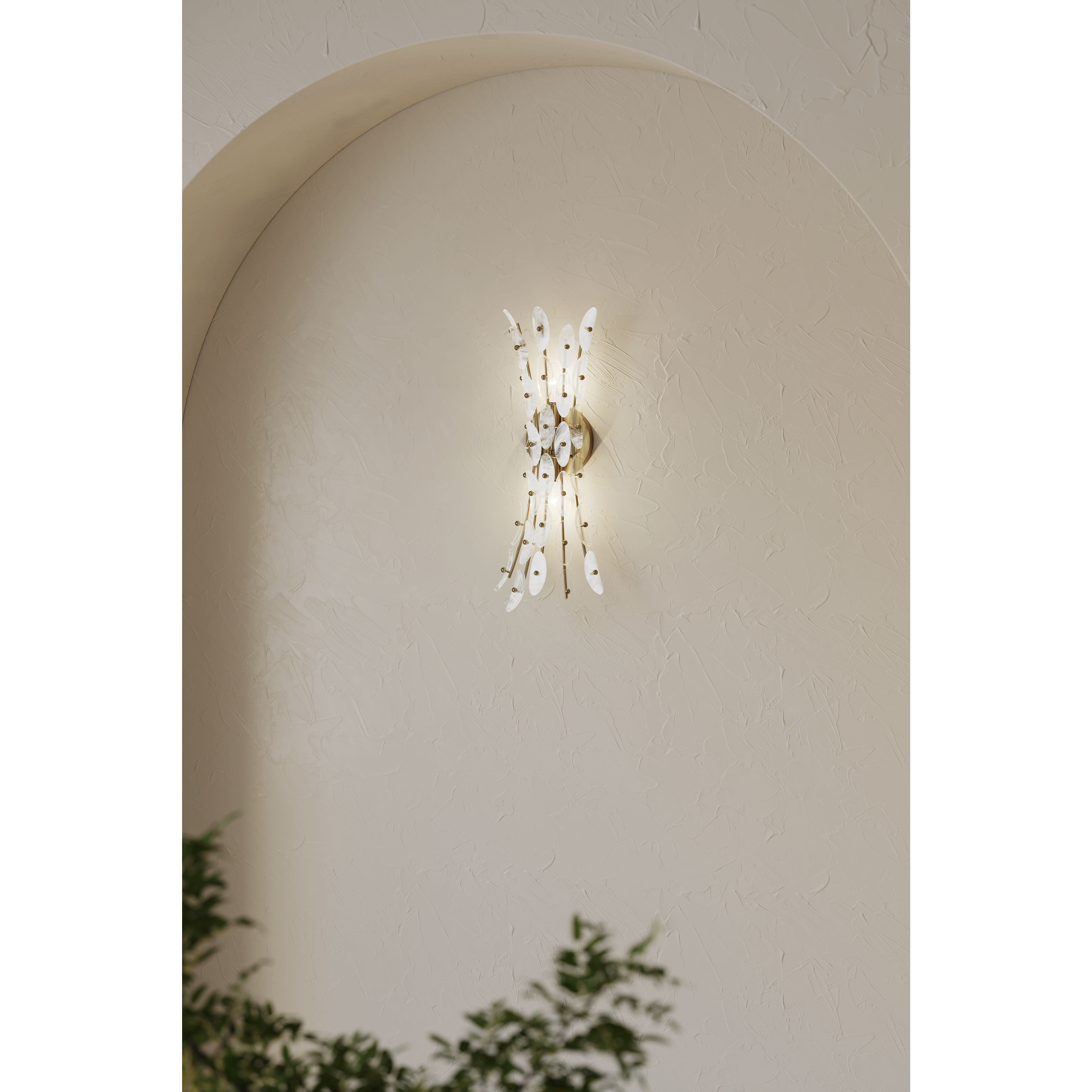 Sorra 2 Light 8 inch Painted Legacy Brass Wall Sconce Wall Light