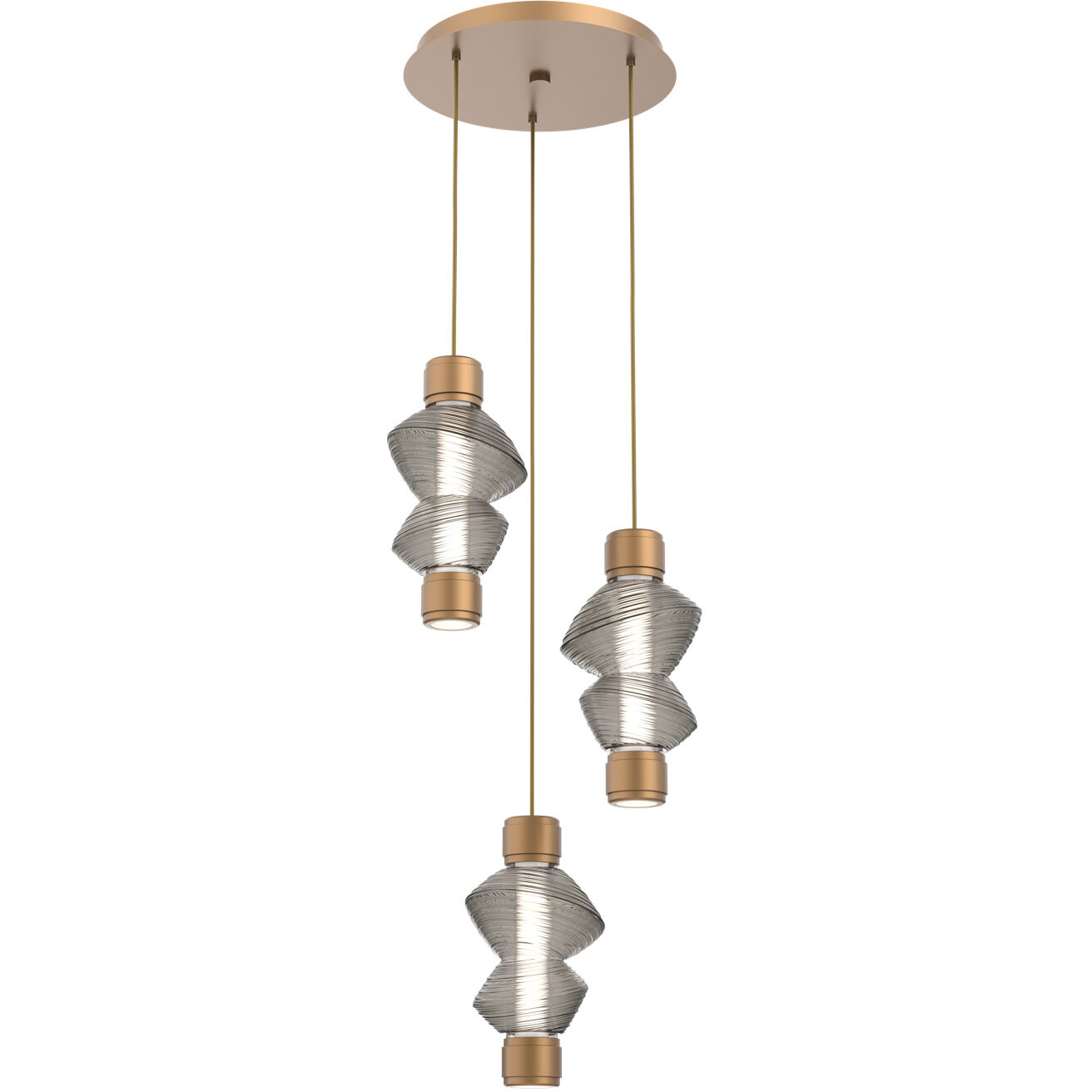 Mesa Mandrel 3 Light Chandelier