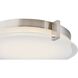Matrix LED 11.8 inch Brushed Nickel Flush Mount Ceiling Light