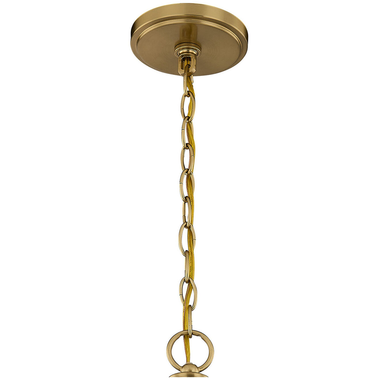 Octave 5 Light Warm Brass Chandelier Ceiling Light, Essentials