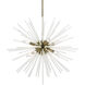 Uptown 8 Light 26 inch Antique Brass Pendant Chandelier Ceiling Light