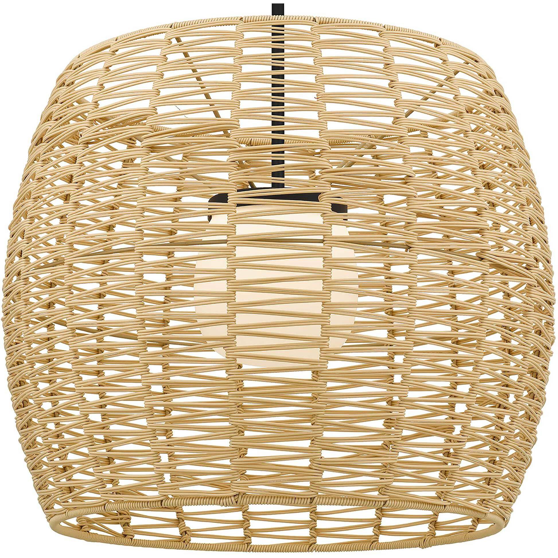 Aruba LED 24 inch Sand Black Outdoor Pendant