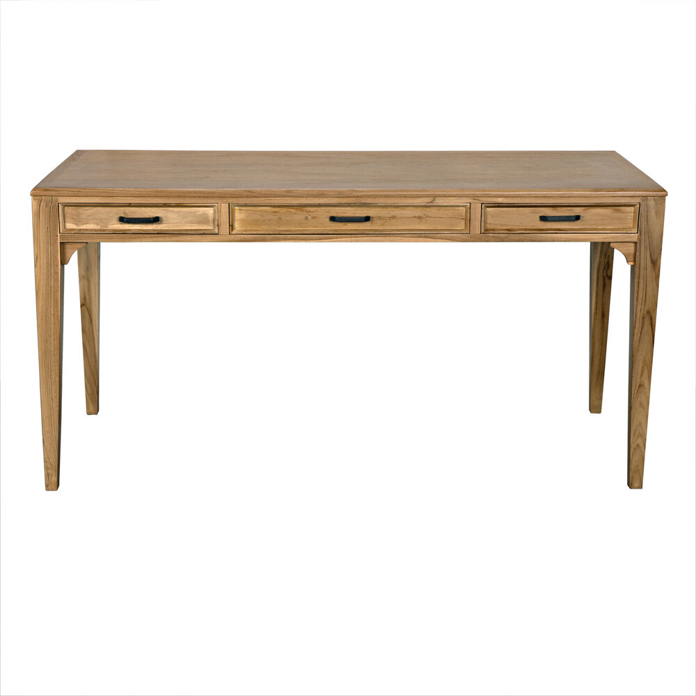 Ambrose 60 X 26 inch Bleached Teak Desk