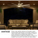 Vantage 66 inch Matte White Smart Fan