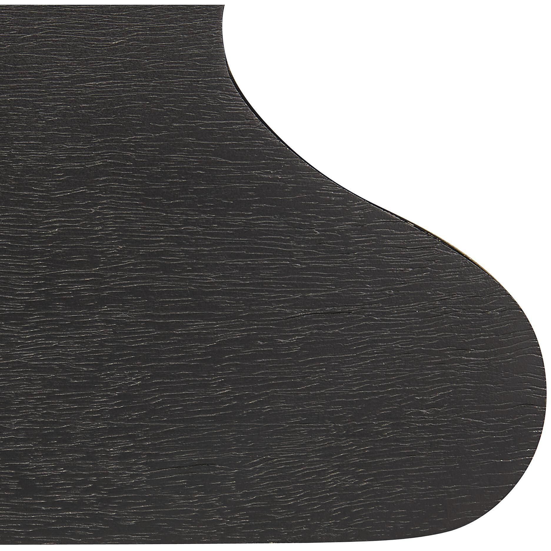 Montreal 48 X 16.5 inch Crackled Ivory and Ebony with Antique Brass Coffee Table