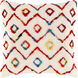 Nettie 20 X 20 inch Bright Red/Khaki/Saffron/Bright Blue/Emerald/Black Pillow Kit, Square