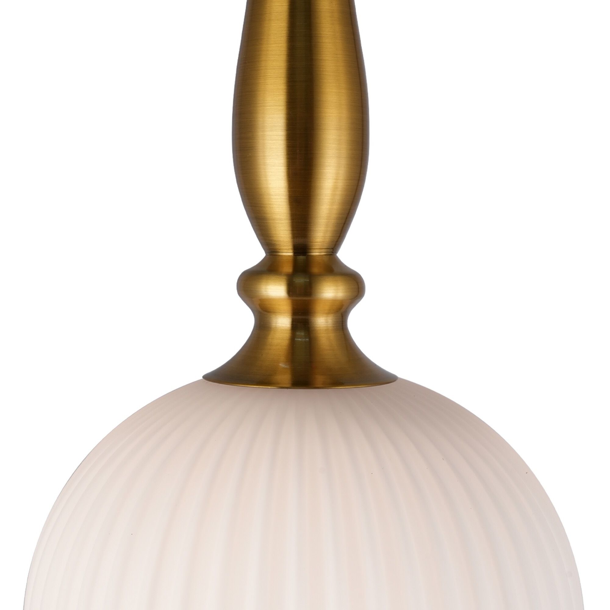 Kate 1 Light 13.8 inch Brushed Brass Pendant Ceiling Light