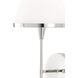 Brimsley 1 Light 7 inch Polished Nickel Wall Sconce Wall Light