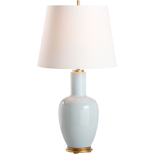 Leigh 21.5 inch 100.00 watt Blue and Gold Table Lamp Portable Light