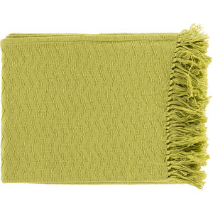 Thelma 60 X 50 inch Olive Throw, Rectangle