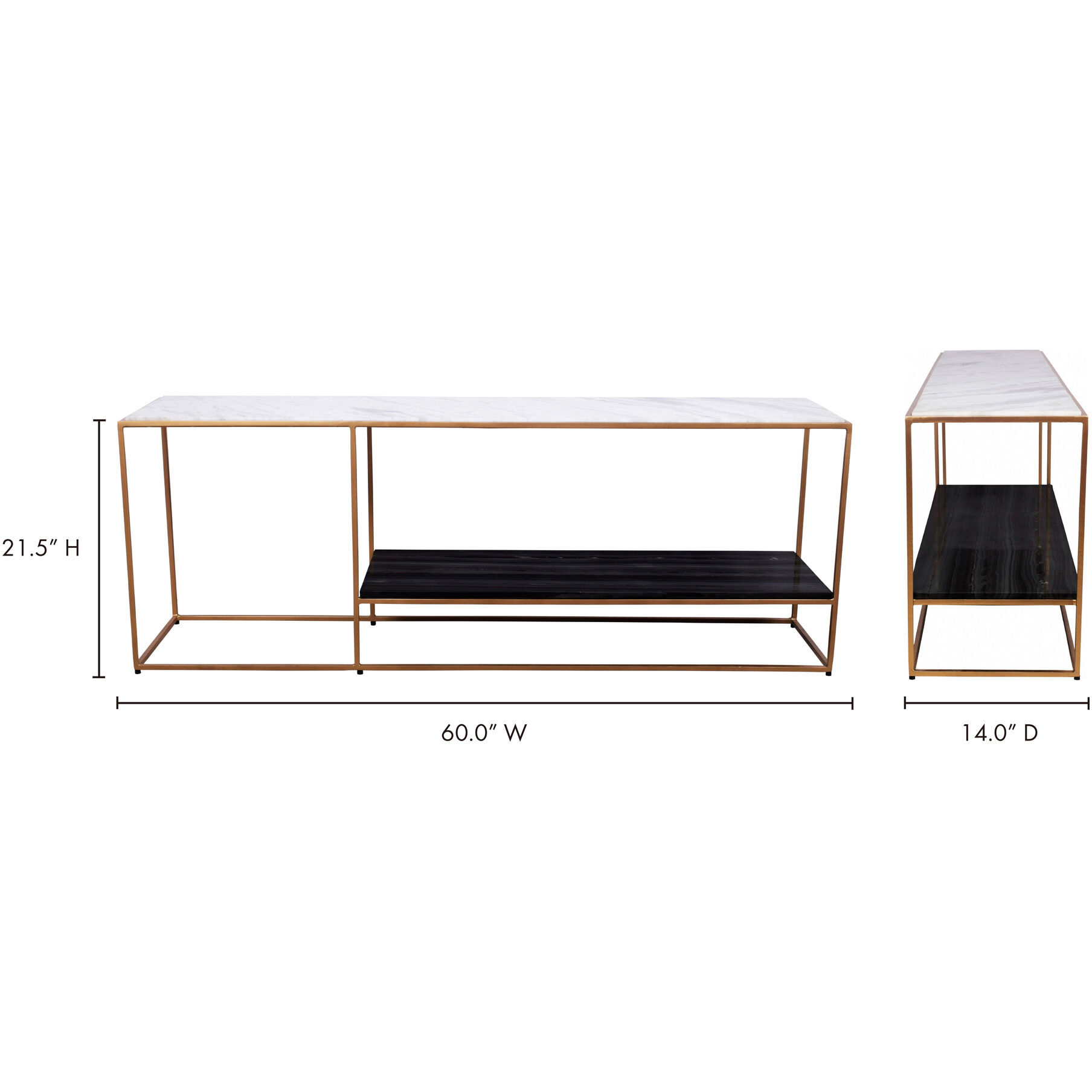 Mies Multicolor Console Table