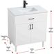 Chandler 30 X 34 inch White Bathroom Vanity Cabinet