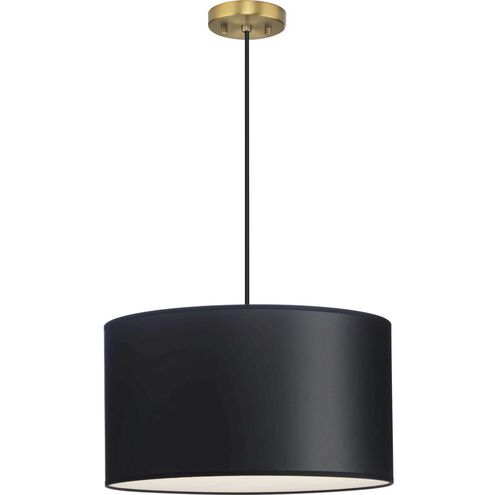 Markor 3 Light 18.12 inch Brushed Nickel/Matte Black/Vintage Brass Drum Pendant Ceiling Light