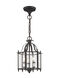 Livingston 3 Light 10 inch Bronze Convertible Mini Pendant/Ceiling Mount Ceiling Light