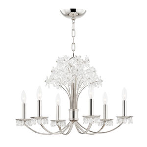 Beaumont 6 Light 30 inch Polished Nickel Chandelier Ceiling Light