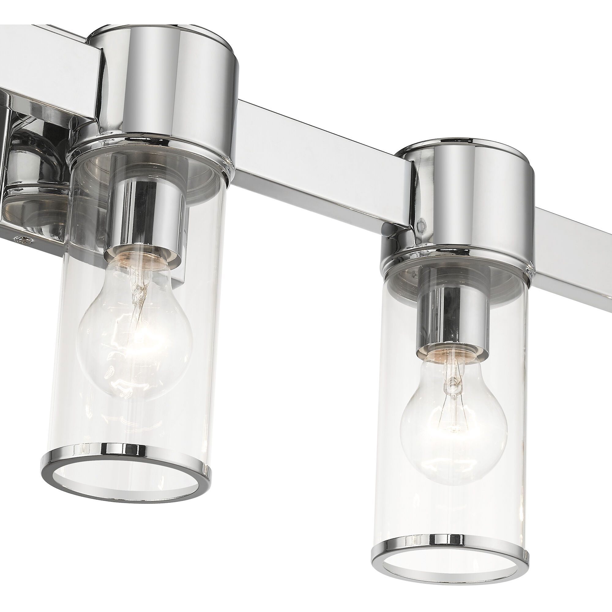 Quincy 5 Light 35.5 inch Polished Chrome Vanity Wall Sconce Wall Light, Large